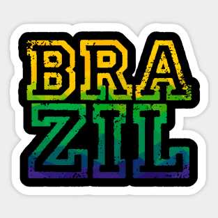 Brazil World Cup Soccer Sticker